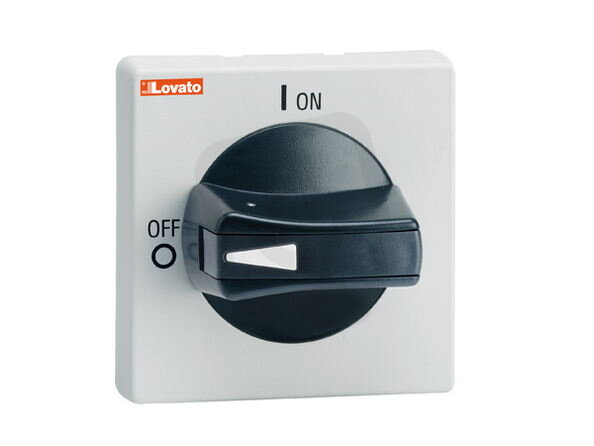 Lovato GAX63KB Černý ovladač uzamykatelný IP69K