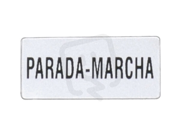 Lovato LPXAE211 Štítek ''PARADA-MARCHA''