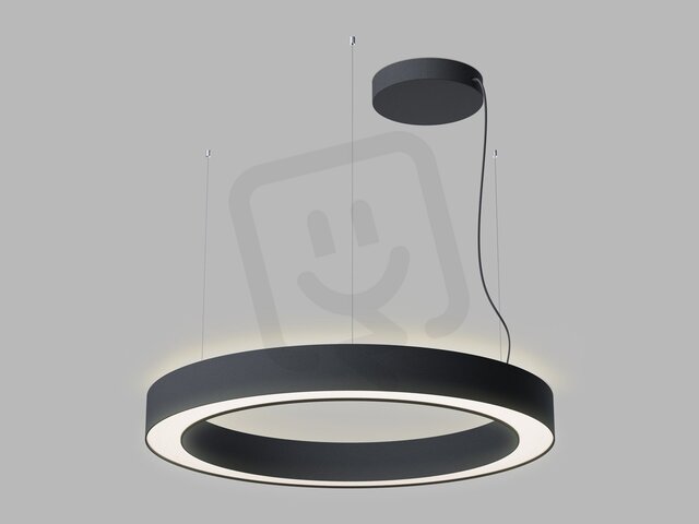 Závěsné svítidlo SATURN SLIM II 80 P/N-Z, B ZIGBEE TW 80W (50+30) 27K-4K černá