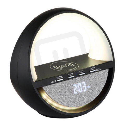 Stolní lampa SOUNDRA černá RGB LED 3,5W 5V GLOBO 39907S