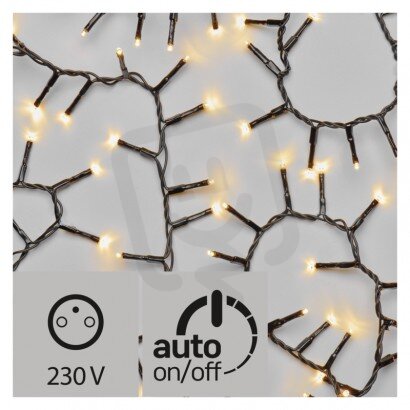 600LED XMAS CLUSTER 12M WW