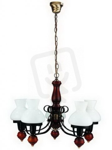 Petronel E27 5x 60W IP20 matná černá RABALUX 7079