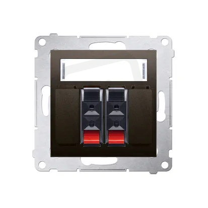 DGL32.01/46 Dvojitá zásuvka reproduktoro