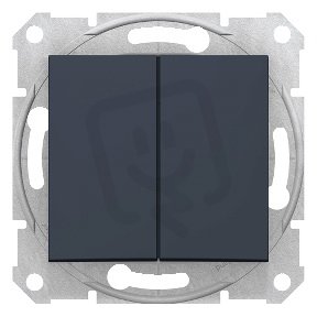 Sedna Přepínač sériový, řazení 5, Graphite SCHNEIDER SDN0300170