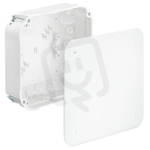 Krabice spojovací bezhalogen 165x165x72mm s víkem, do dutých stěn KAISER 9196-77