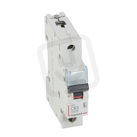 DX3 JISTIČ, 1 PÓLOVÝ, CHAR. C,63A 10000A/16KA LEGRAND 409120