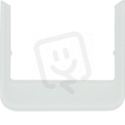 Designový rám pro KNX Touch Control 3,5, oblé hrany, sklo, bílá BERKER 13192109