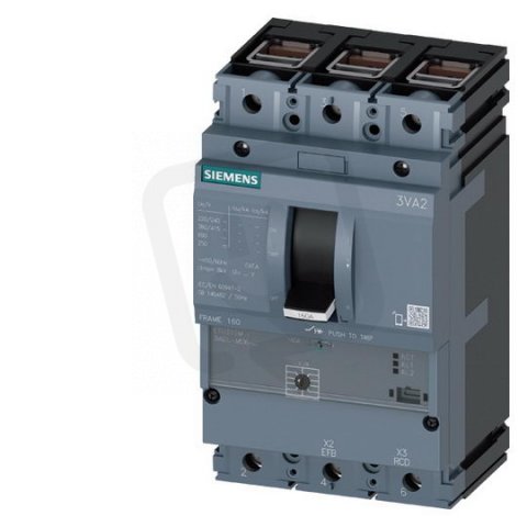 Jistič 100A 110kA/415V, Ii (3÷15)x In, 3P třmenové svorky