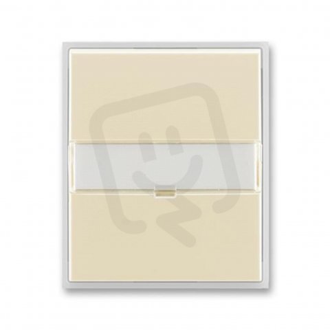 Kryt vypínače s popisovým pol 3558E-A00610 21 slonová kost/led. bílá Element ABB