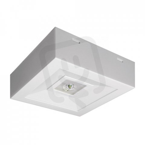 LOVATO přisazené open area svítící při výpadku 1 hod. LED 3W IP20 NiMh bílé