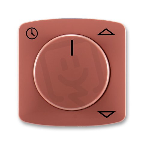 Kryt spínače žaluziového s otočným ovladačem 3294A-A00110 R2 vřesová Tango ABB