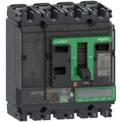 Jistič ComPacT NSX250B 25kA AC 4P4D 160A 7.2E SCHNEIDER C25B47E160