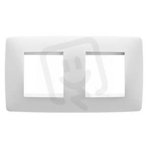 CHORUS Rámeček ONE mezinárodní 2+2násobný, mléčně bílá GEWISS GW16123TB