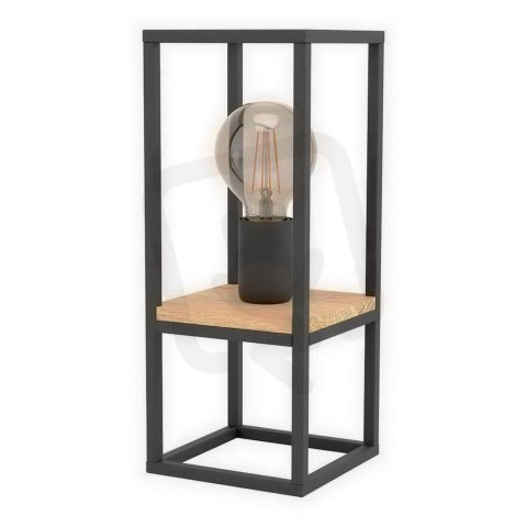 Stolní svítidlo LIBERTAD 1xE27 černá/dřevo 40W IP20 EGLO 99797