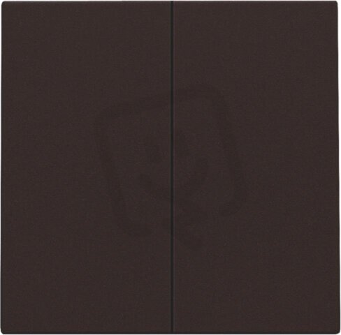 Smart Switch kolébka 2x1/2-DARK BROWN NIKO 124-31004