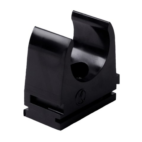 Příchytka pro bezhalogenové trubky EN pr. 63 mm, černá. KOPOS 5363HF_FB