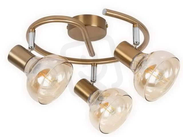 Holly E14 3X 40W IP20 antická zlatá RABALUX 5549