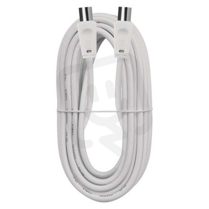 Anténní koaxiální kabel stíněný 7,5m rovné vidlice EMOS S30700
