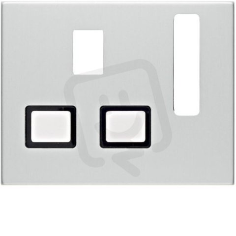 Centrální díl pro zásuvku British standard, K.1, Alu BERKER 3313077013