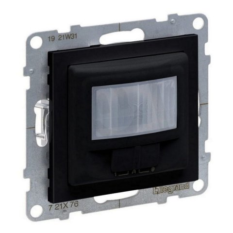 SUNO ČERNÝ AUTOMATICKÝ SPÍNAČ 250 W NASTAVITELNÝ BEZ N VODIČE LEGRAND 721476