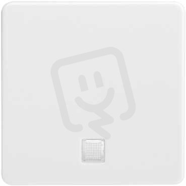 ELSO klapka pro spínač a tlačítko s kontrolkou, čistě bílá 213614