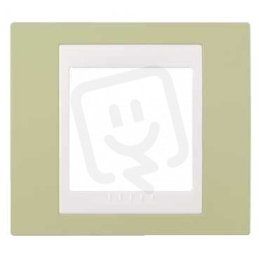 Unica Plus Krycí rámeček jednonásobný, Garnet/Polar SCHNEIDER MGU6.002.872