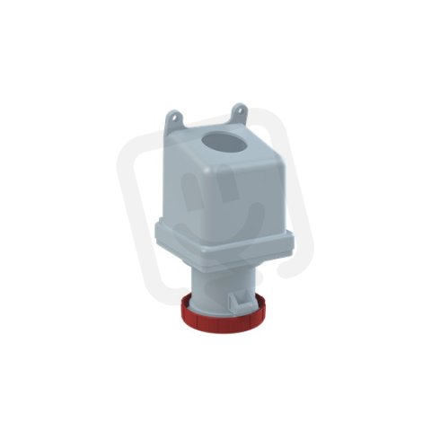 Zásuvka nástěnná 4p. 125 A IP67 6 h šedá-červená 3125RS6W ABB 2CMA167252R1000