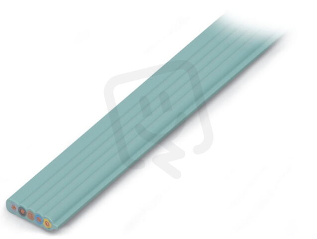 Ploché vedení B2ca 5G2,5mm2 zelená WAGO 897-252