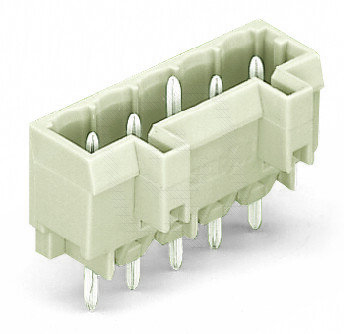 Konektor s pájecími piny THT pájecí kontakt 1,0x1,0mm rovné světle šedá 11pól.