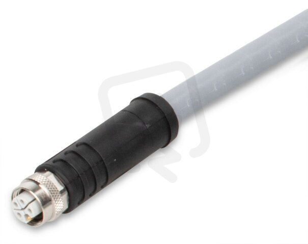 Napájecí kabel Zásuvka M12L  přímá 5pól. WAGO 756-3501/050-020