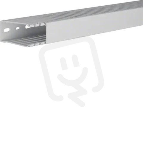 Propojovací kanál HNG bezhalogenový 75x37 mm s víkem, PC-ABS, světle šedá