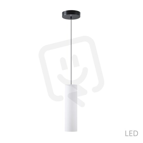Závěsné LED svítidlo se skleněným stínidlem OSMONT KUMA S2 41W IP20 3K černá