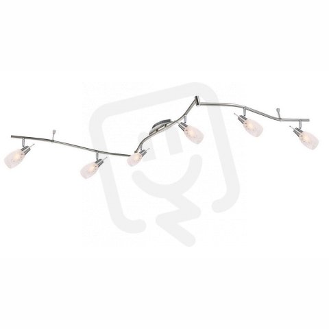 Bodové svítidlo FLORITA chrom/matný nikl 6xE14 40W 230V GLOBO 54984-6
