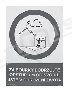 Bezpečnostní tabulka BT P A5 (plast) TREMIS Z996