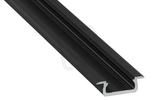 Hliníkový profil AL-PROFIL Z BLACK 1M (10-0102-10) GREENLUX GXLP1072