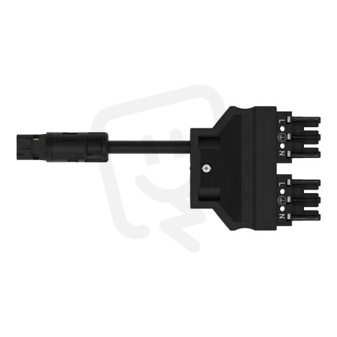 Konfekcionovaný kabel Y, Eca, Zástrčka/zásuvka MIDI, Černá WAGO 774-5001/100-000