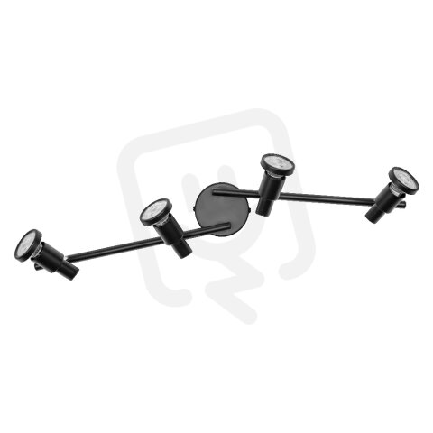 LED SPOT 4X3.4W 927 GU10 BK        LEDV