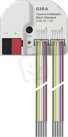 rozhraní tlač. 8x Standard KNX Secure GIRA 518800