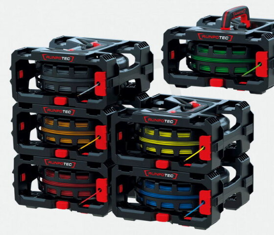 Odvíječ jednožilových vodičů RUNPOTEC 10217 CB 260 Cable Box (sada 6 kabel.boxů)