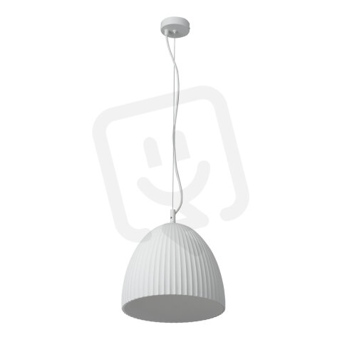 Decor Plaster Routes Bell Pendant 1XE27 White OSRAM 4058075848443