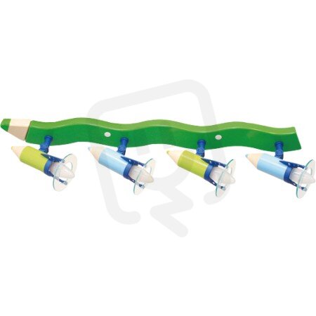 Stropní bodové svítidlo Tužka 4 zelená 4x25W IP20 E14 COMPOLUX 0720508/05