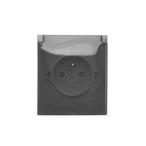 Zásuvka silová 1 násobná typ E (přístroj