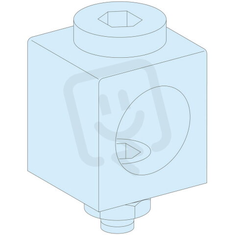 Hlavní sber. svorky 250A 185 mm SCHNEIDER LVS07052