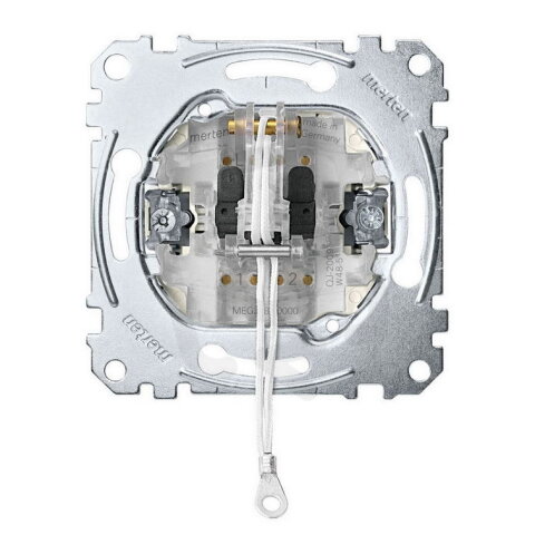 Tlačítko s táhlem, Merten, 1pólový, 10 AX, 250V AC, bezšroubové MEG3186-0000