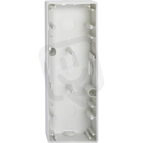 Nástěnná krabice, Merten M-Smart, trojnásobná, polar white, lesklý plast 512319