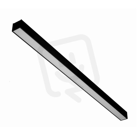 SBN3000, délka 1185mm, cerné RAL9005, opálový kryt, LED 840,  zdroj 500mA