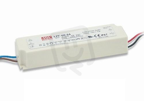 Stmívatelný zdroj 60W MEAN WELL LPF-60D-54