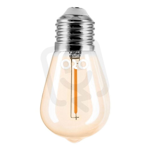 LED žárovka ORO AMBER E27 ST45 1W WW LED-POL ORO33237
