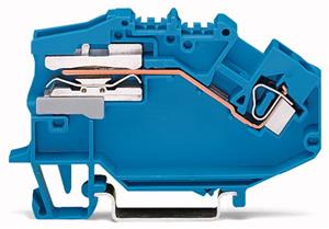 1vodičová rozpojovací svorka N, 4mm2, CAGE CLAMP, modrá WAGO 781-613