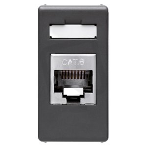 Gewiss GW21686  Zásuvka datová RJ45 cat. 6 FTP, černá